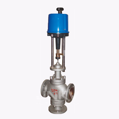 Регулирующий клапан трехходовой с электроприводом